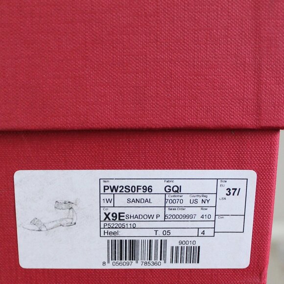 NEW VALENTINO GARAVANI Pink Leather Sandals, EU 37.5, From Office to Weekend - Picture 15 of 15